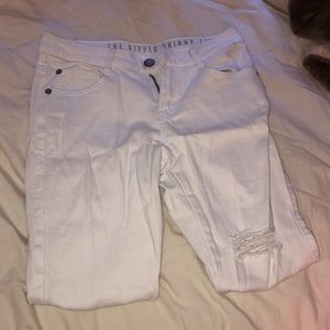 Cotton on white jeans